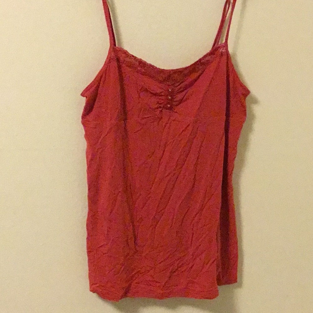 Lucky Brand, red, tank top